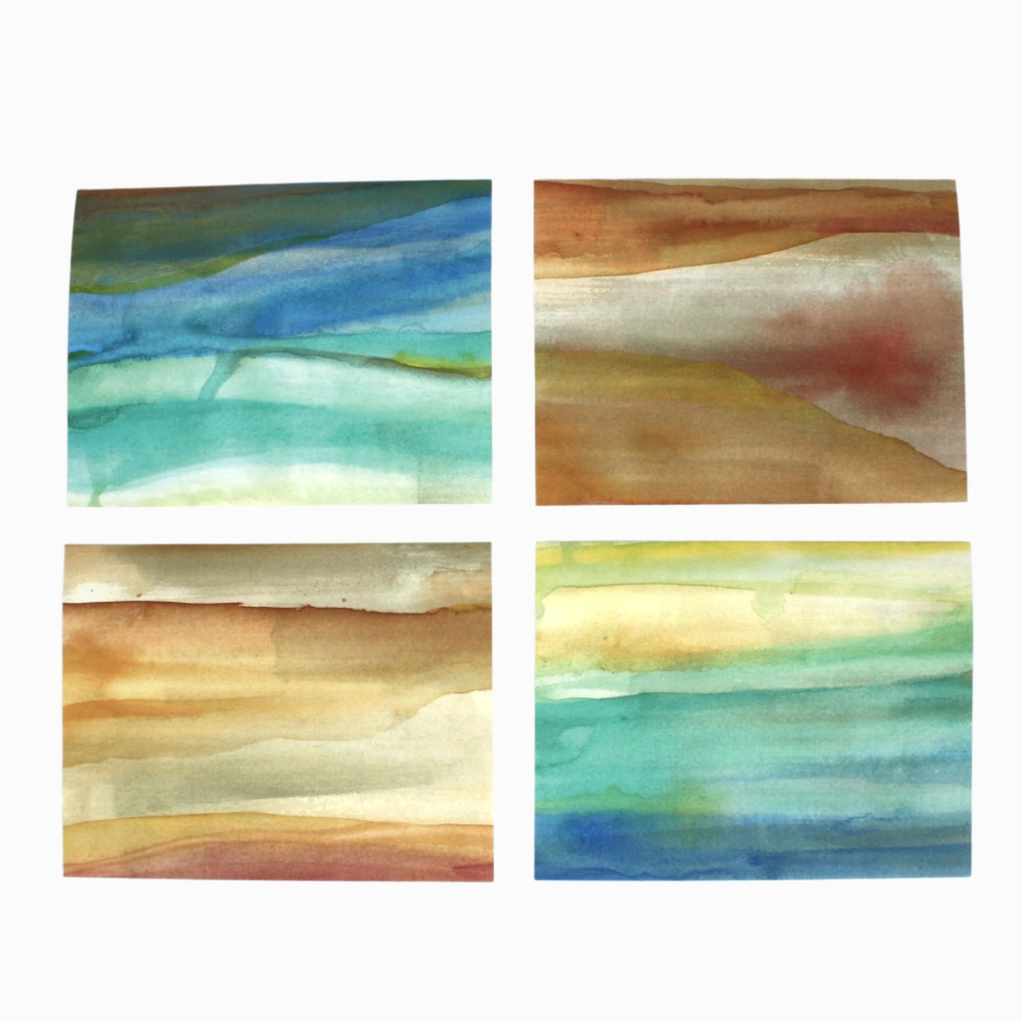 Watercolor greeting card set