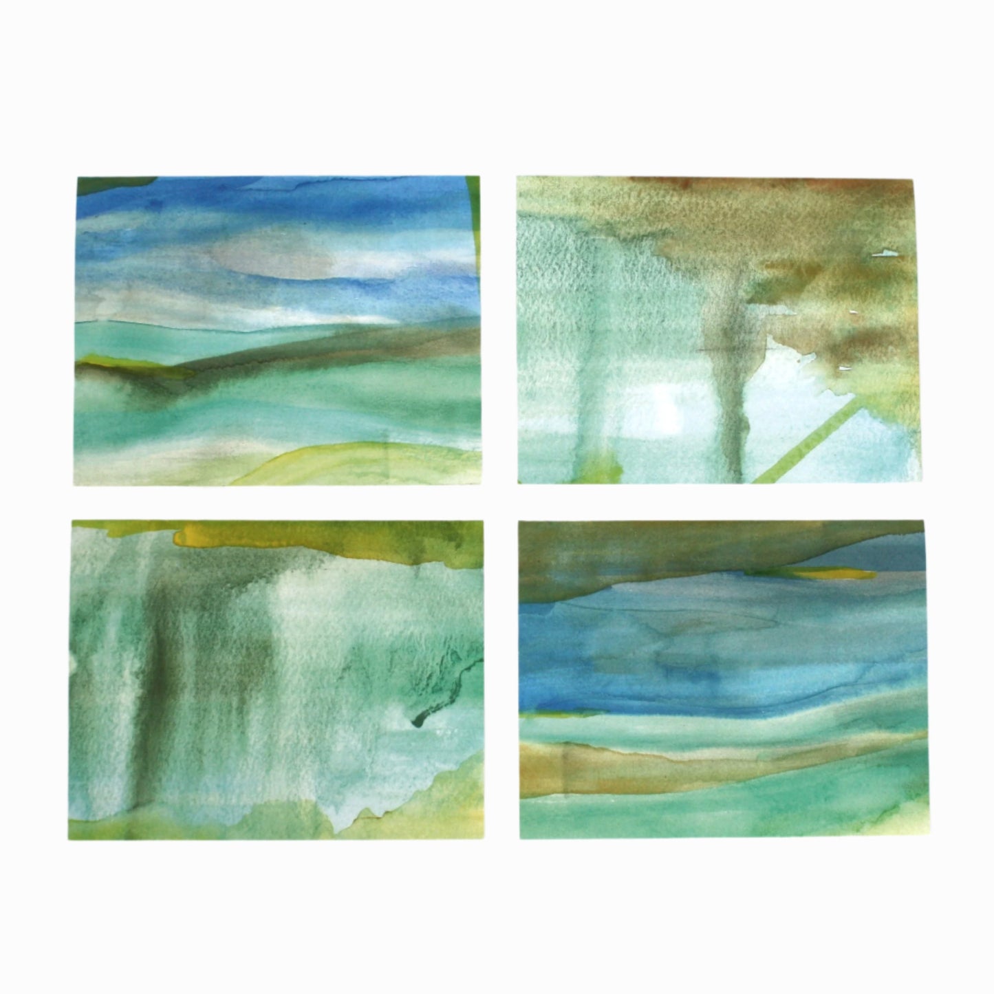 Watercolor greeting card set