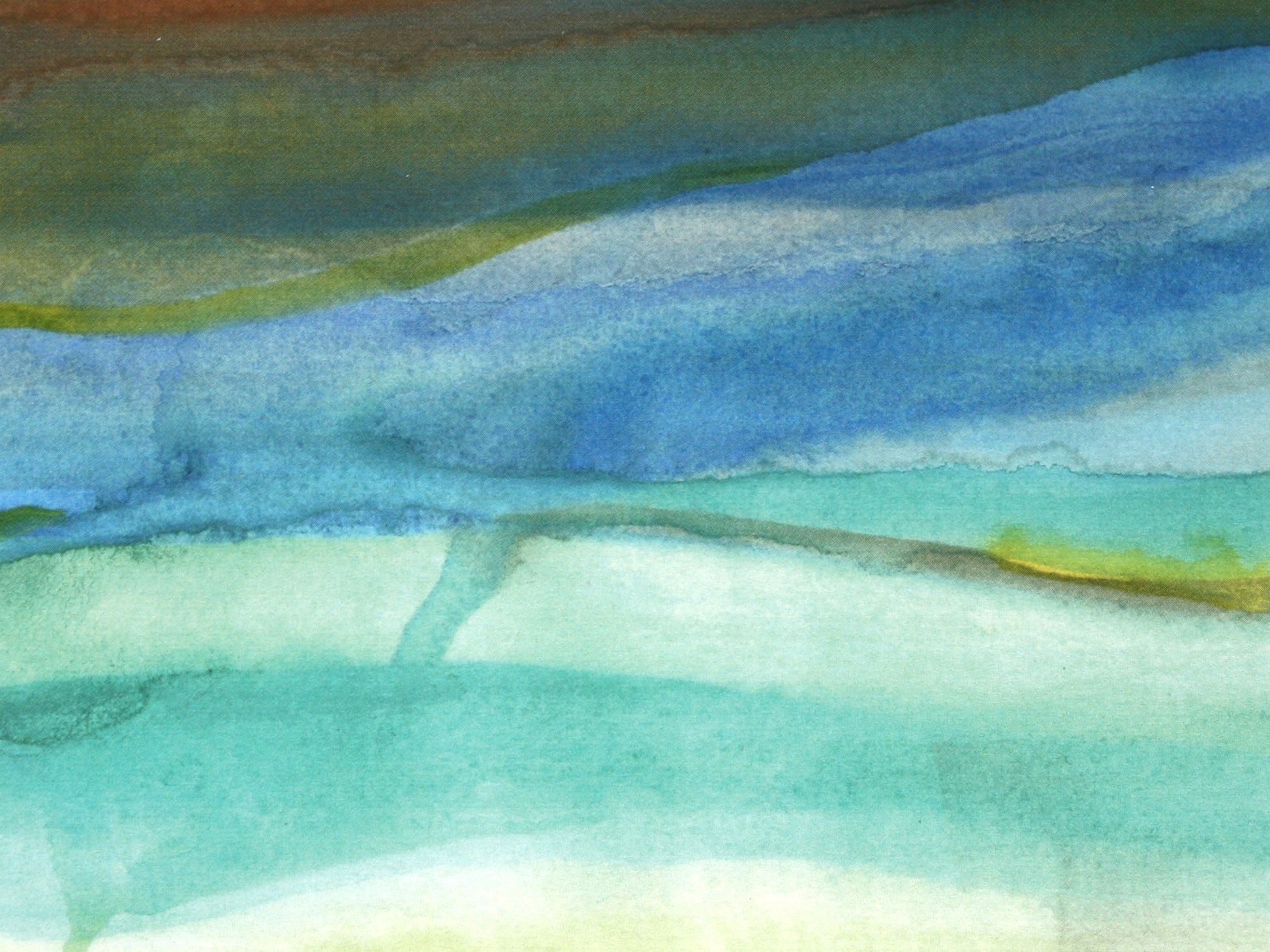 Watercolor greeting card