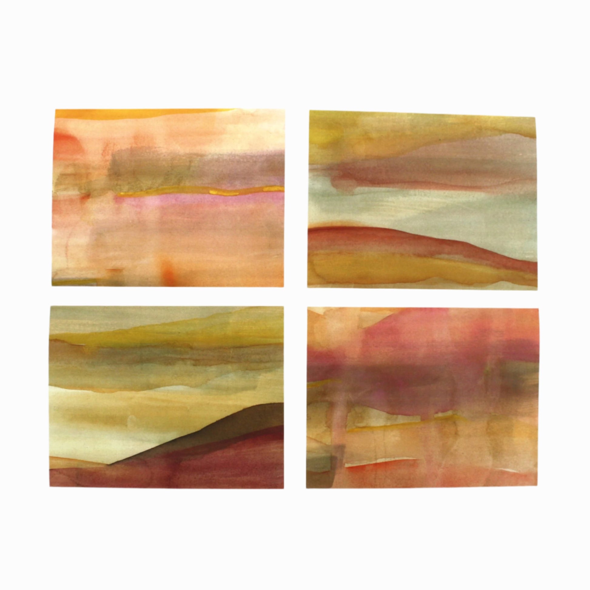 Watercolor greeting card set