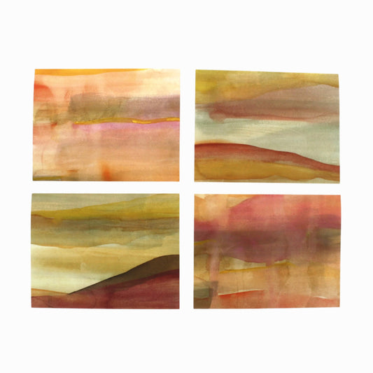 Watercolor greeting card set