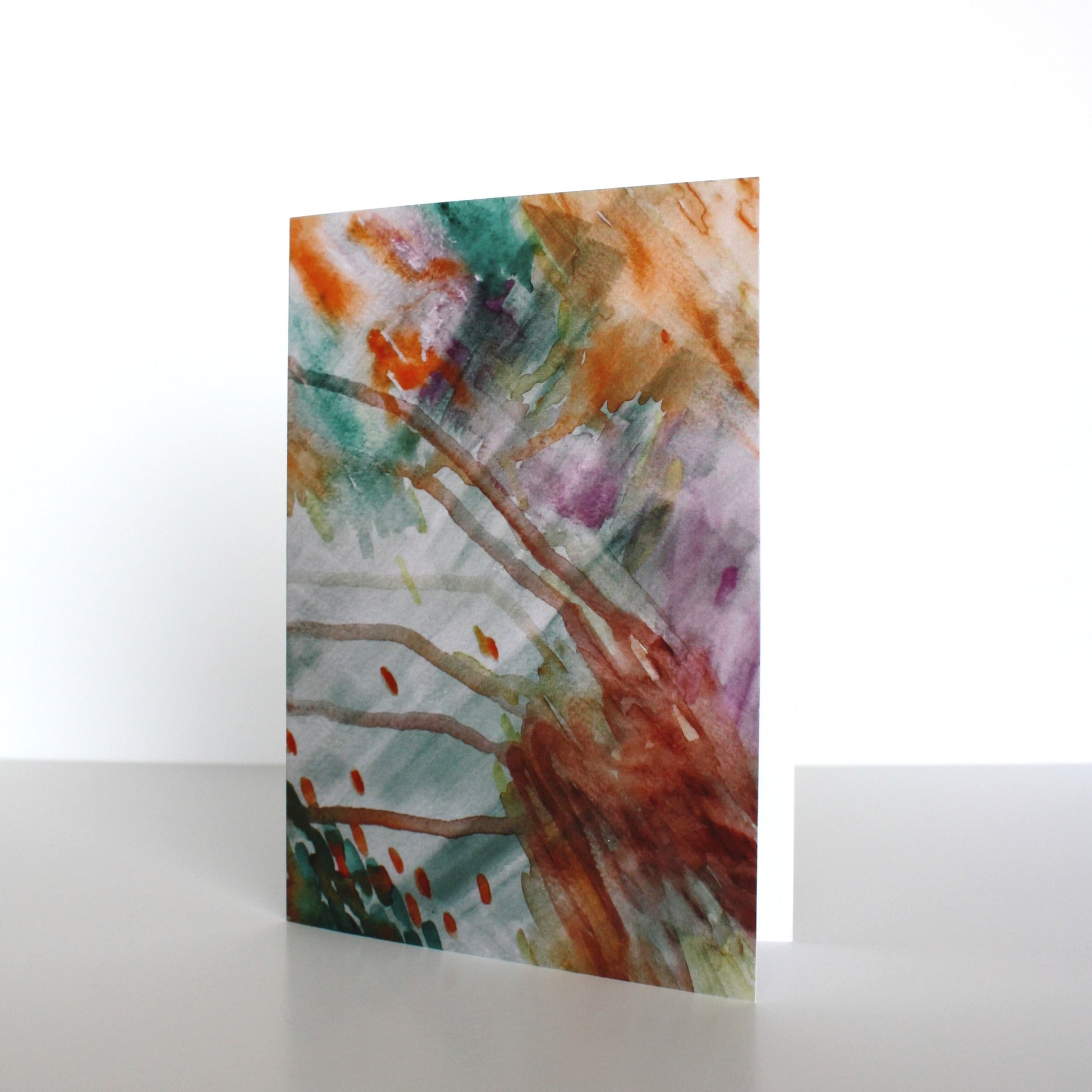 Watercolor greeting card