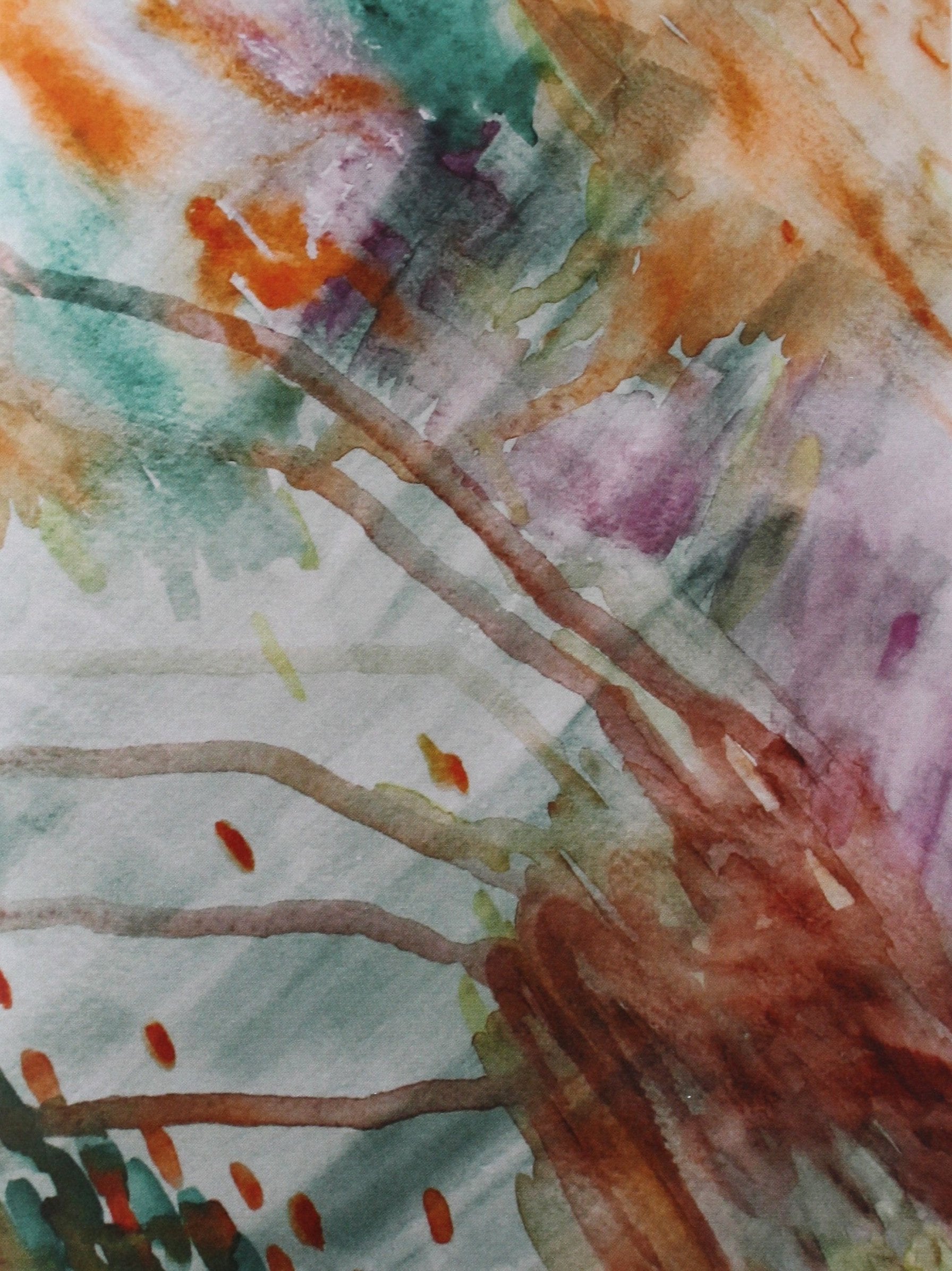 Watercolor greeting card