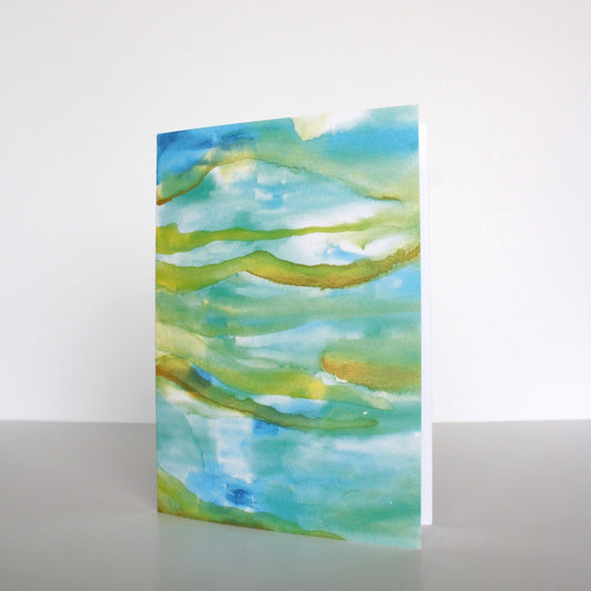 Watercolor greeting card