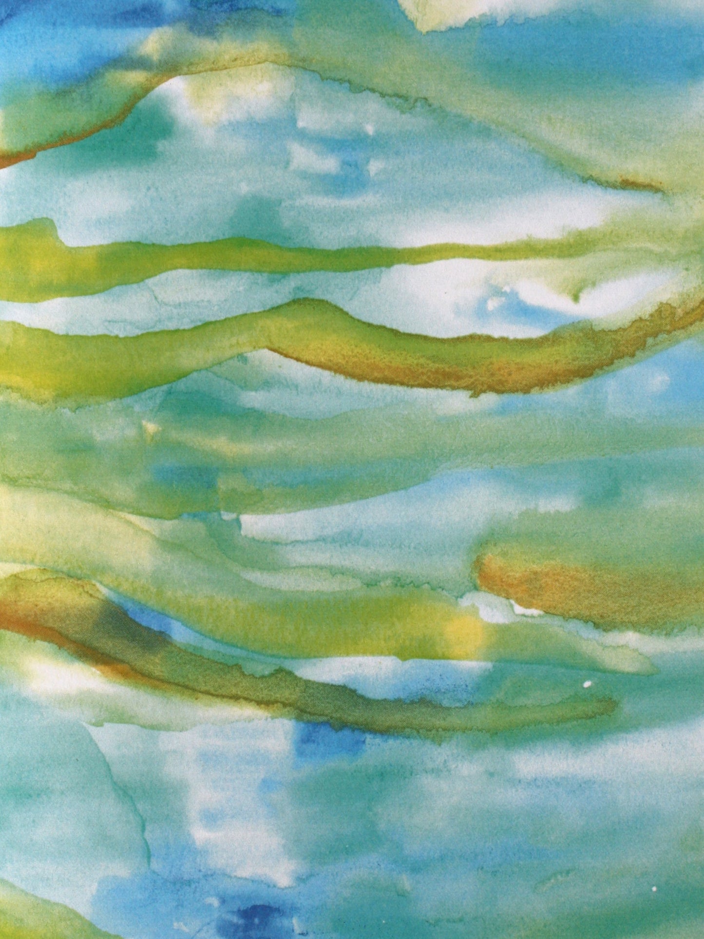 Watercolor greeting card