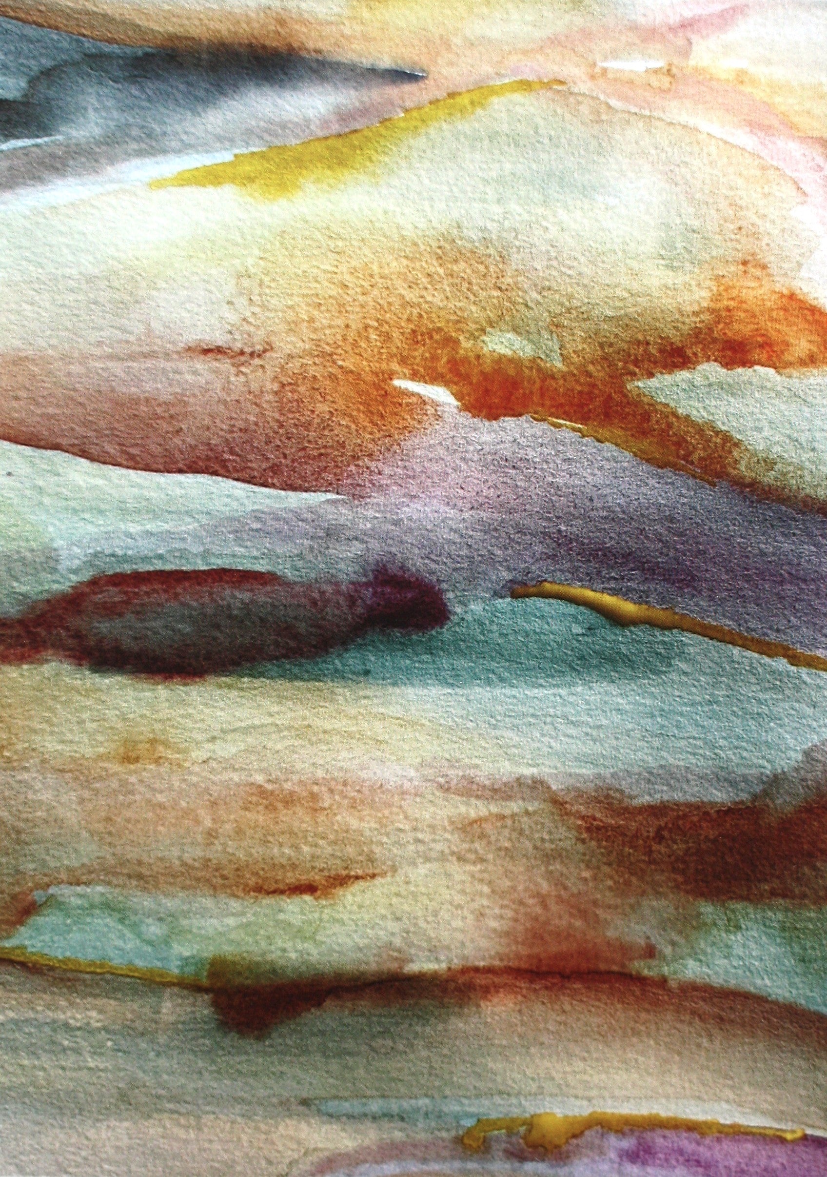 Watercolor greeting card