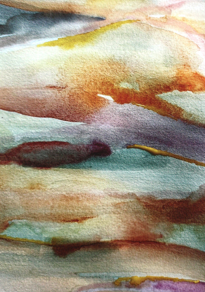 Watercolor greeting card