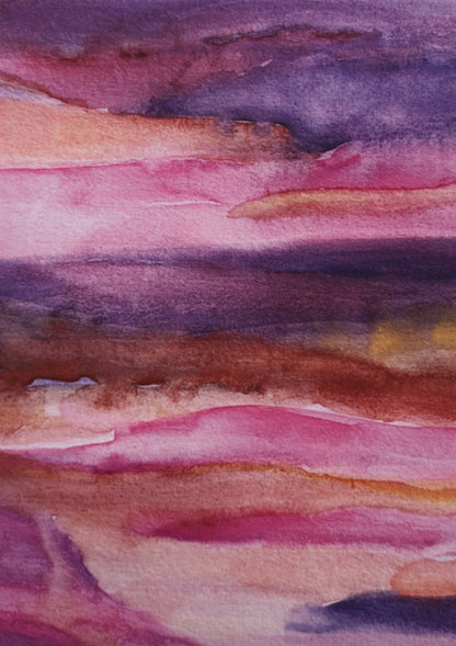 Watercolor greeting card