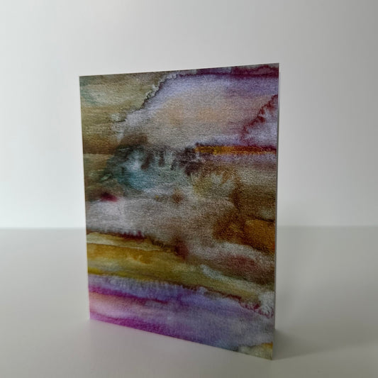 Watercolor Note Card | The Glow
